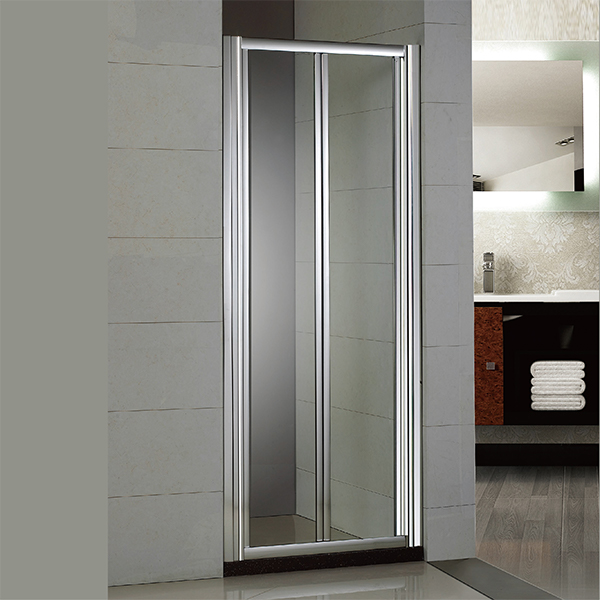 Hotel Framed Clear Glass Corner Bifold Shower Doors (HB-B900)