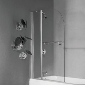 Bespoke Round Glass Bathtub Shower Doors Bath Screens (BS-20T)