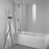 Bespoke Frameless Glass Bathtub Shower Doors Bath Screens (BS-60)
