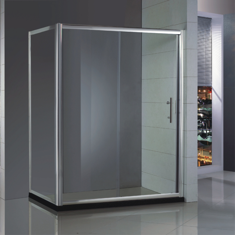 Modern Bathroom Custom Framed Glass Sliding Shower Enclosures (HL-1380)