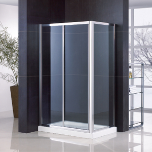 Hotel Custom Made Framed Glass Sliding Shower Enclosures (WA-SS812)