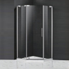 Neo Angle Semi Frameless Clear Glass Hinged Shower Doors