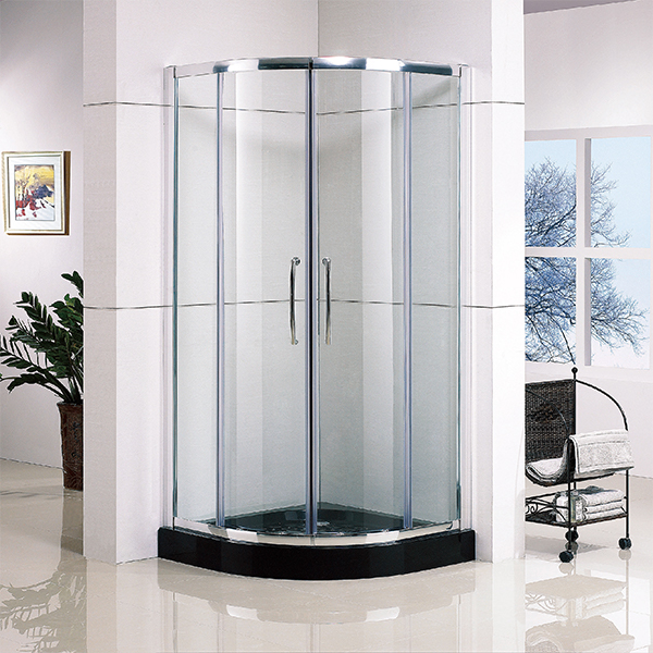 Custom Conner Framed Sliding Glass Quadrant Shower Enclosures (QA-R900)