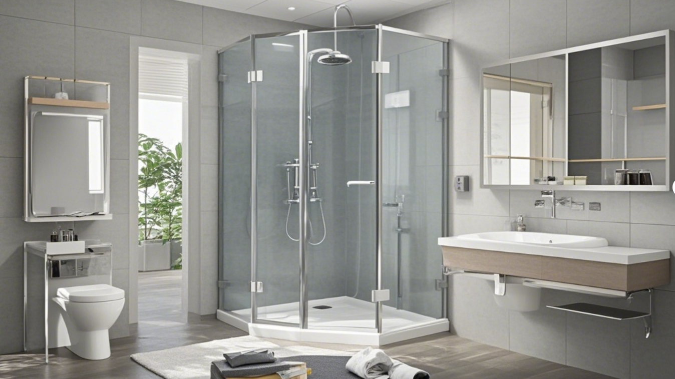 glass shower enclosure