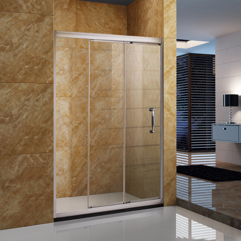 Bathroom Custom 8mm Glass Single Sliding Shower Enclosures 