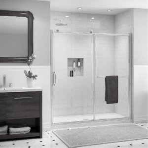 Home Frameless Glass Barn Style Sliding Shower Doors (HH-420)