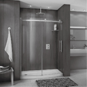 Home Frameless Curved Sliding Glass Bowfront Shower Doors (HC-BF)
