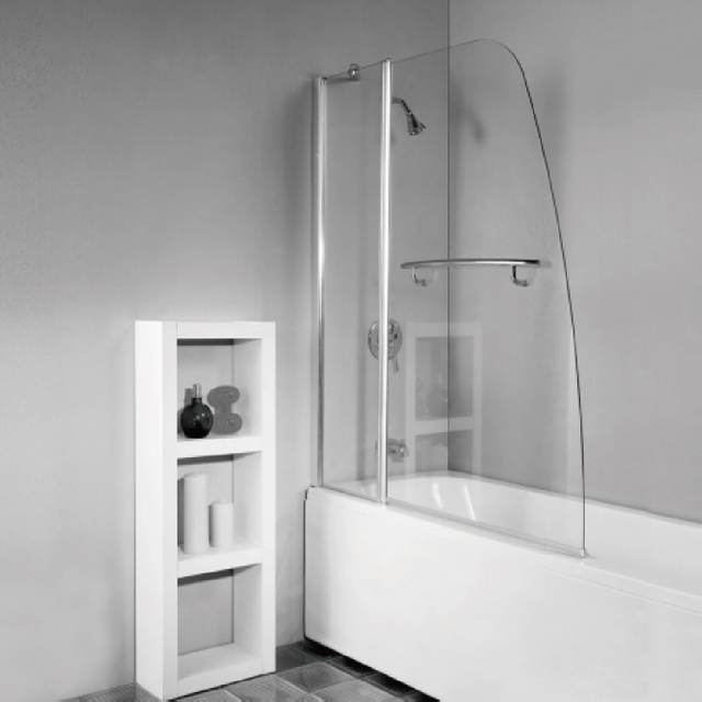 Bespoke Frameless Bathtub Shower Doors Swing Bath Screens (BS-40T)