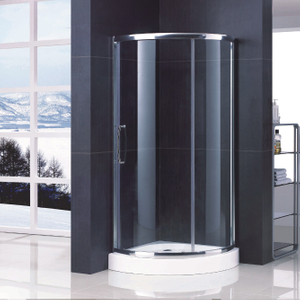 Custom Framed Single Sliding Glass Quadrant Shower Enclosures (QA-CR900)