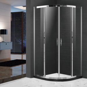 Custom Bathroom All Glass Sliding Quadrant Shower Enclosures (ML-S42)