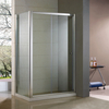 Custom Corner Semi Frameless Glass Sliding Shower Enclosures (HB-SS1380)