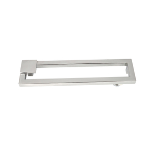 Custom Square Stainless Steel Sliding Shower Door Handle (15)