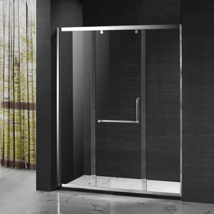 Custom Framed Glass Barn Style Sliding Shower Enclosures (MAL-P31)