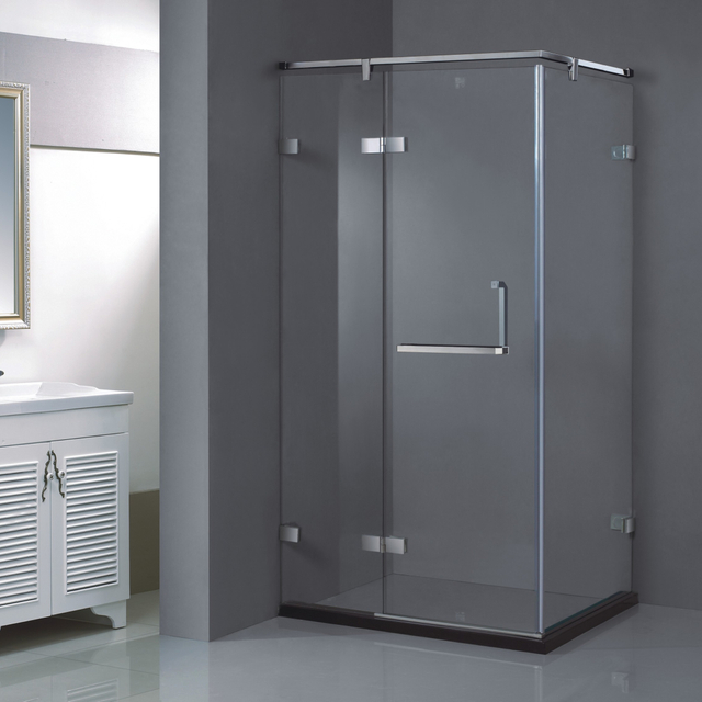 Home Frameless Swinging Clear Glass Hinged Shower Doors (HG-1382)