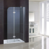 Bathroom Custom Round Frameless Glass Hinged Shower Doors (BC-20)
