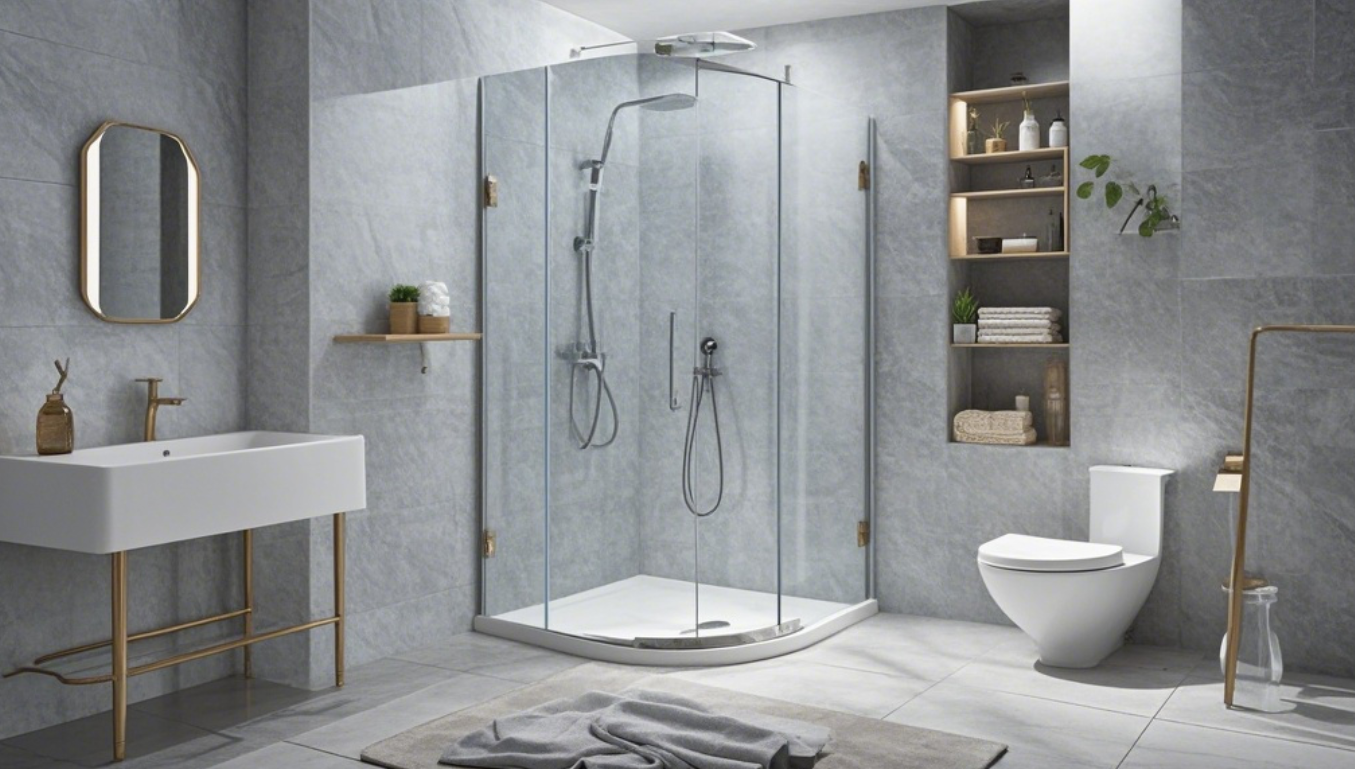 frameless shower enclosure