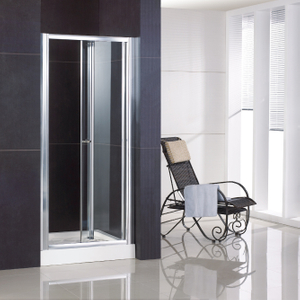 Home Custom Modern Framed Glass Bifold Shower Doors (WS-B090)