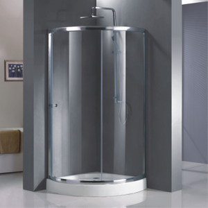 Custom Conner Single Sliding Glass Quadrant Shower Enclosures (HR-229C)
