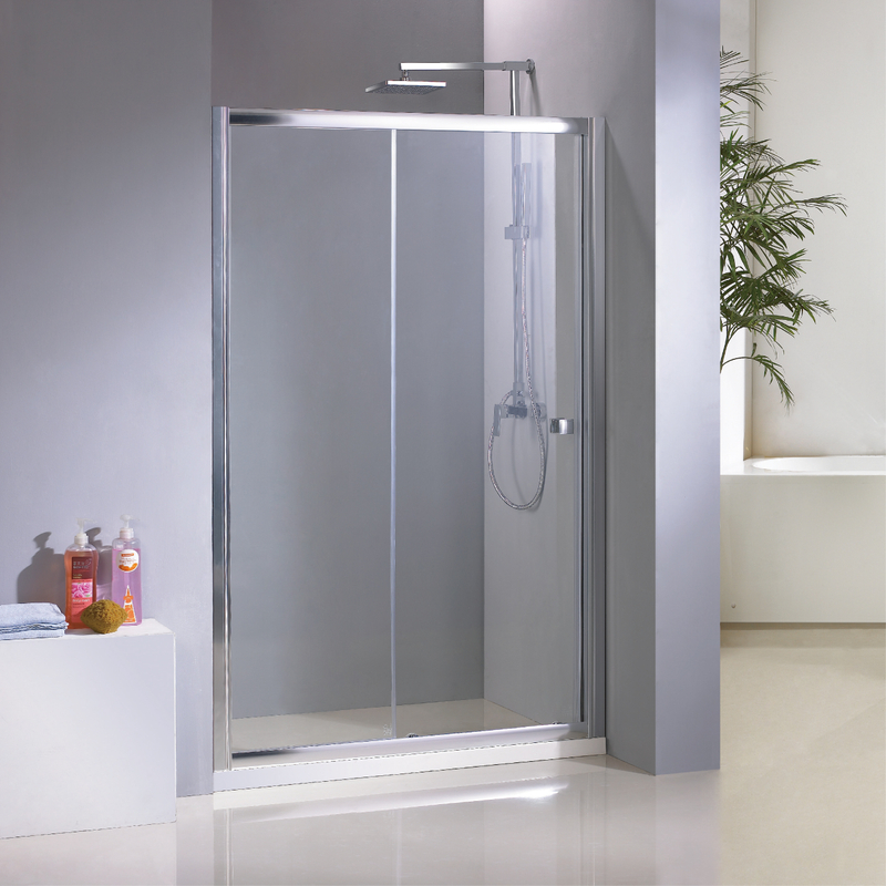 Bathroom Custom Made Framed Glass Sliding Shower Enclosures (HR-420)