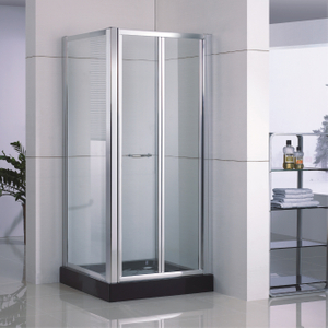 Home Square Framed Glass Corner Bifold Shower Doors (WS-BS090)