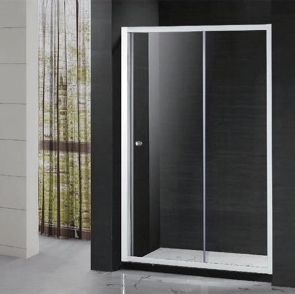 Bathroom Custom Chrome Framed Glass Sliding Shower Enclosures (EH-S120)