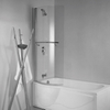 Glass Bathtub Shower Doors Bow Front Bath Screens (BS-ARCH)