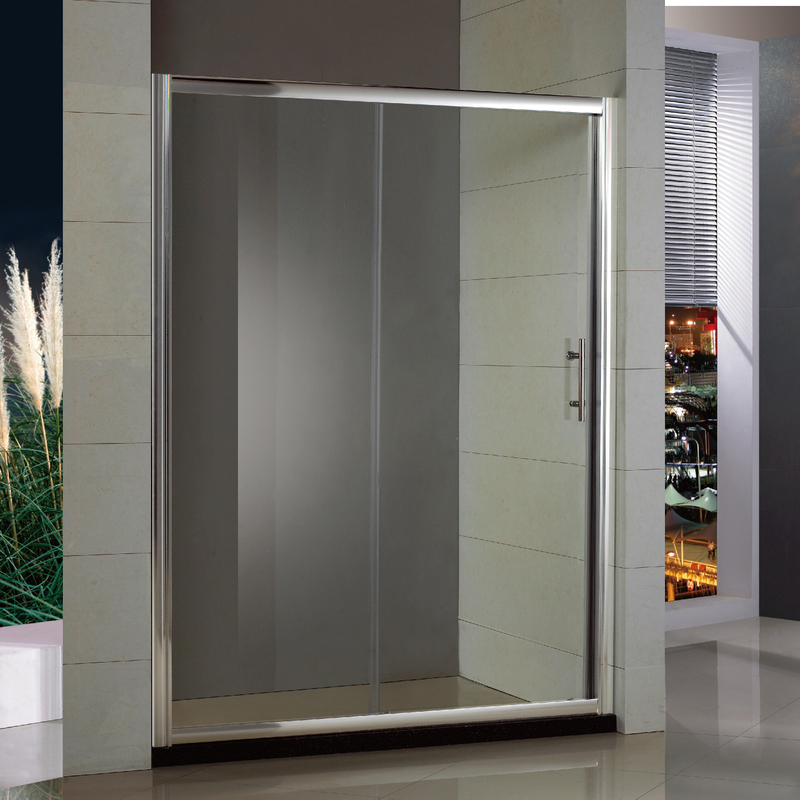 Home Bathroom Custom Framed Glass Sliding Shower Enclosures (HL-420)