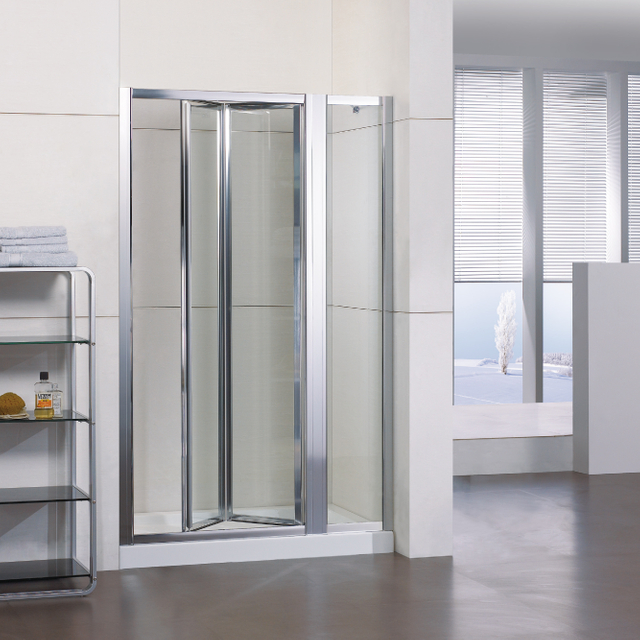 Home Custom Framed Glass Corner Bifold Shower Doors (WA-IB090)