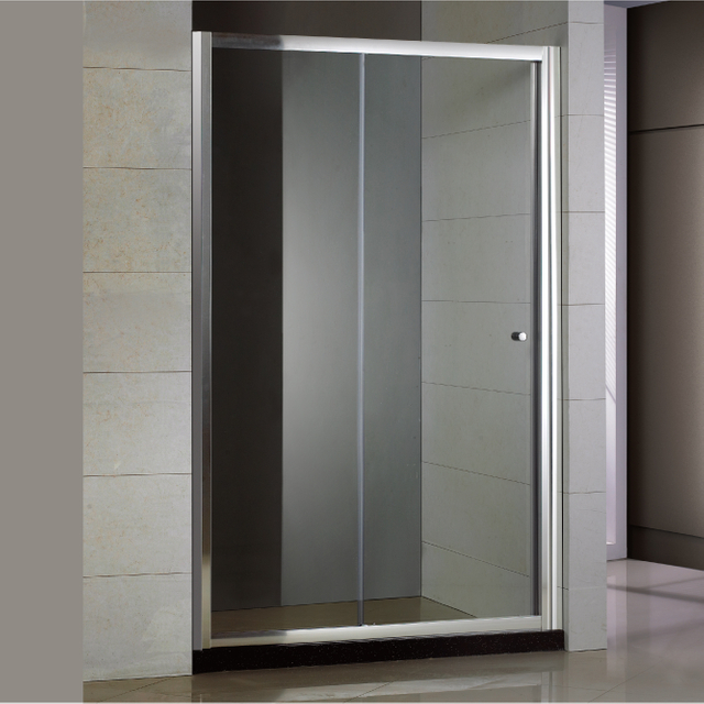 Hotel Bathroom Custom Framed Glass Sliding Shower Enclosures (HB-420)