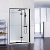 Bathroom Custom Black Framed Glass Swing Shower Enclosures (A6)