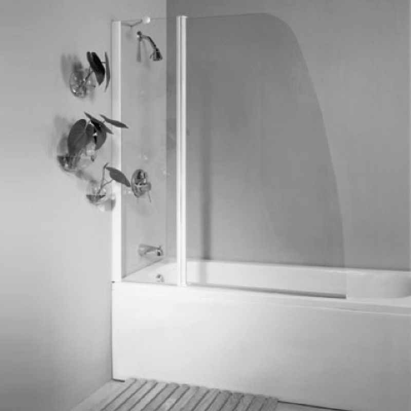 Bespoke Bathtub Glass Shower Doors Swing Bath Screens (BS-40)