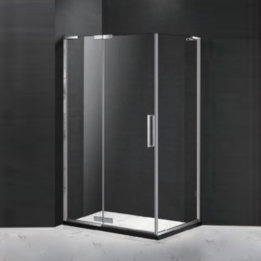 Modern Semi Frameless Swinging Doors Hinged Shower Doors 
